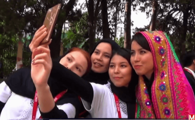 ขบวนพาเหรด World Choir Games ที่รัสเซีย