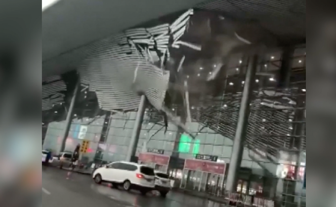 ​จีนเผชิญพายุและกระแสลมแรง