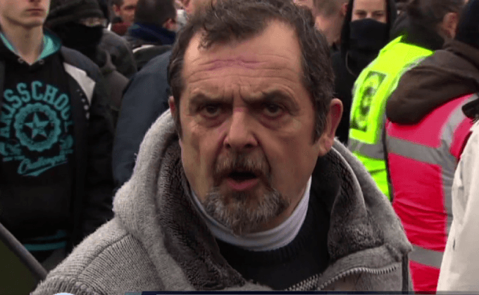 ประท้วงต่อต้านผู้อพยพในฝรั่งเศส