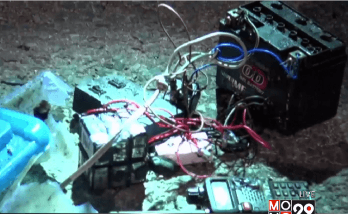 พบรถยนต์ซุกซ่อนระเบิดในปั๊มน้ำมัน จ.ยะลา