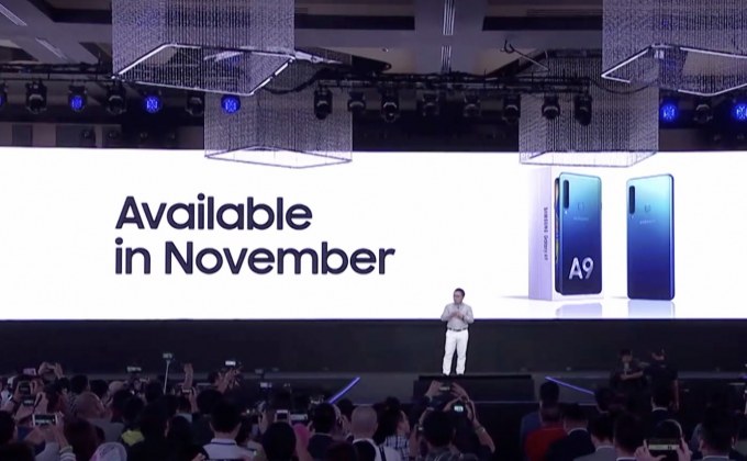 เปิดตัว “Samsung Galaxy A9” สมาร์ทโฟนกล้องหลัง 4 ตัว
