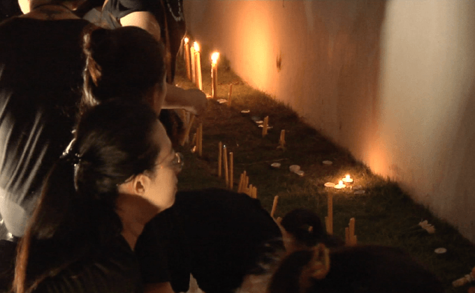 ขอความร่วมมืองดจุดเทียนรอบกำแพงวัง