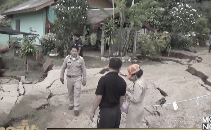 ชาวแม่เมาะหนีกลางดึกแผ่นดินทรุดยาว 50 เมตร