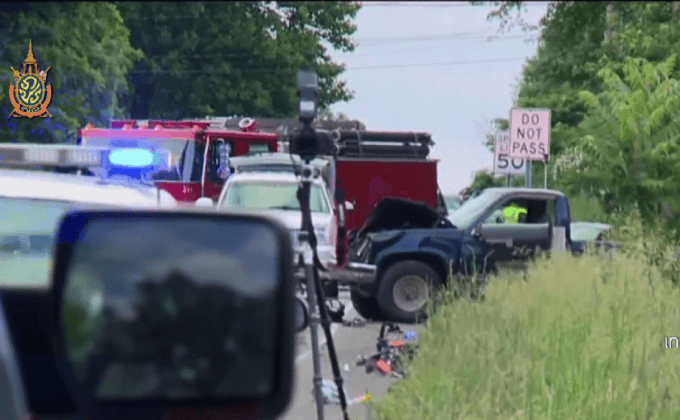 รถบรรทุกชนแล้วหนีในสหรัฐฯ