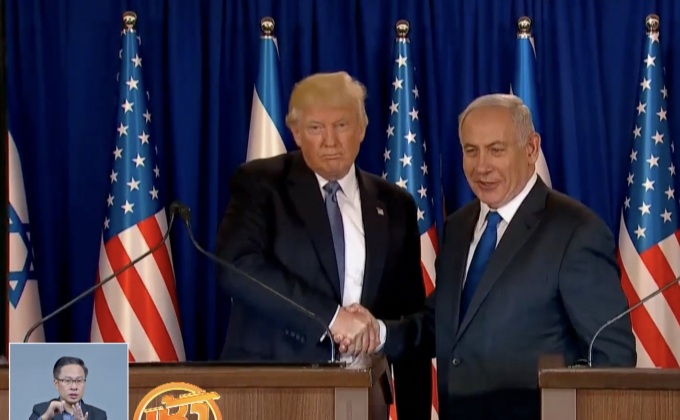 “ทรัมป์” ย้ำสัมพันธ์แนบแน่นอิสราเอล