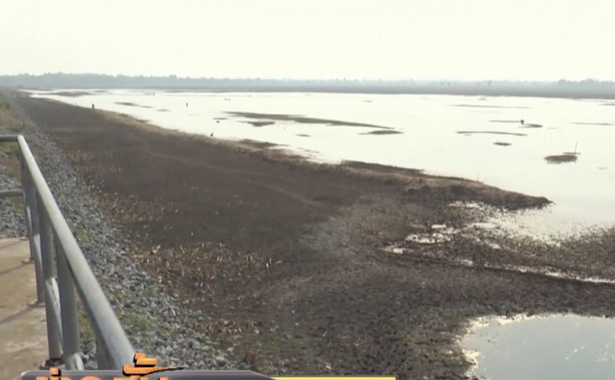 แม่น้ำมูลและชี ตื้นเขิน จ.สุรินทร์