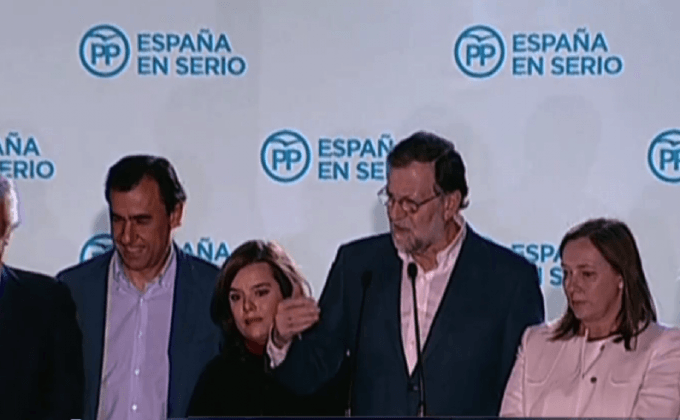 พรรครัฐบาลสเปนชนะการเลือกตั้ง