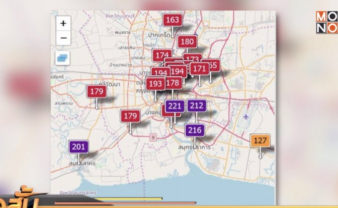 สถานการณ์ฝุ่นพิษในกรุงเทพฯและปริมณฑลยังน่าห่วง