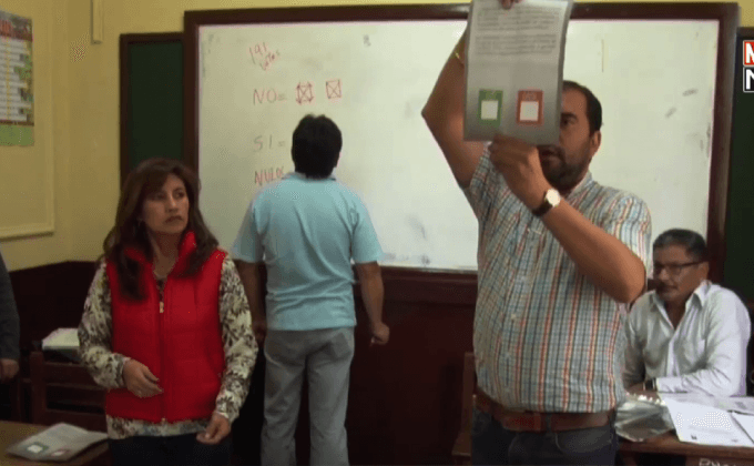 ผลการลงประชามติของโบลิเวีย