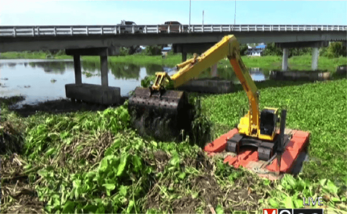 ปัญหาผักตบชวากว่า 3 หมื่นตัน จ.ราชบุรี