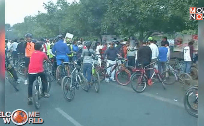 กรุงนิวเดลีจัดงาน Car Free Day ครั้งที่ 2