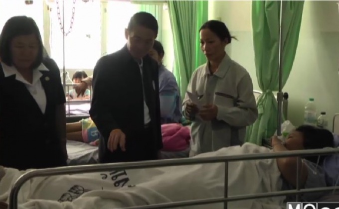 รถบัสโดยสารสายอุดรธานี-เลย พลิกคว่ำ