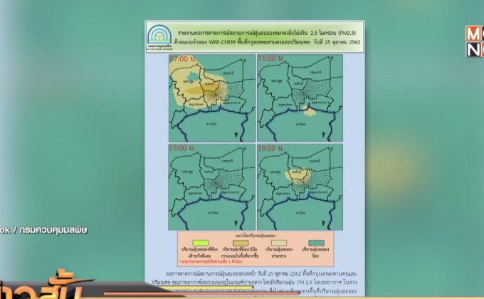 อากาศในกรุงเทพฯ และปริมณฑลอยู่ในเกณฑ์มาตรฐาน