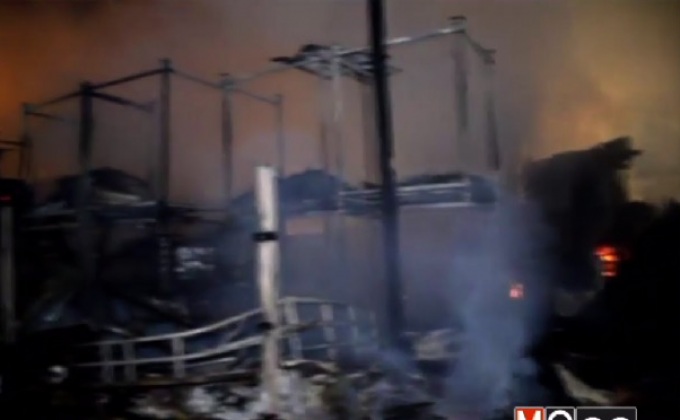 เพลิงไหม้ร้านรับซื้อของเก่า จ.ปทุมธานี