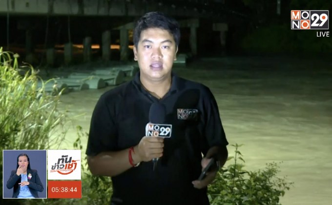 เฝ้าระวังน้ำทะเลหนุนท่วม อ.บ้านแหลม จ.เพชรบุรี