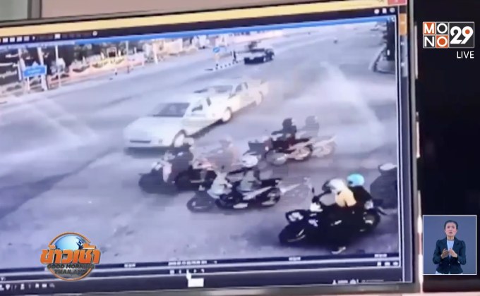 สาวเมืองชลวอนกระบะชนหนี มารับผิด