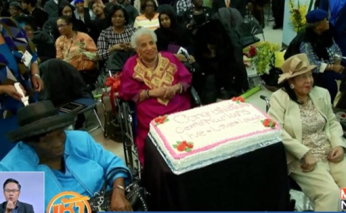 หญิงชรา 3 คนฉลองวันเกิดอายุเกิน 100 ปี