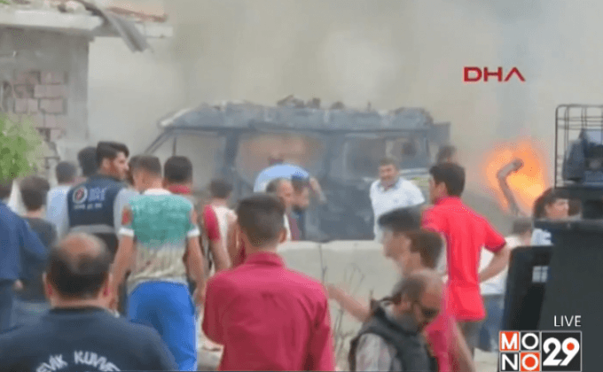 ระเบิดโจมตีหน่วยงานตำรวจในตุรกีใกล้พรมแดนซีเรีย