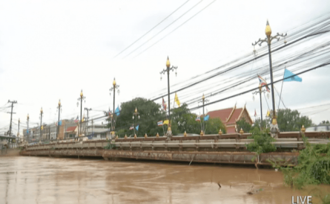 เฝ้าระวังน้ำยมท่วมจ.สุโขทัย