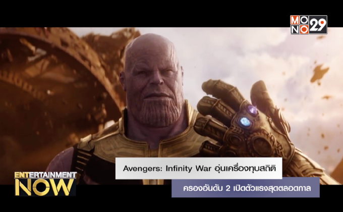 Avengers: Infinity War อุ่นเครื่องทุบสถิติ ครองอันดับ 2 เปิดตัวแรงสุดตลอดกาล