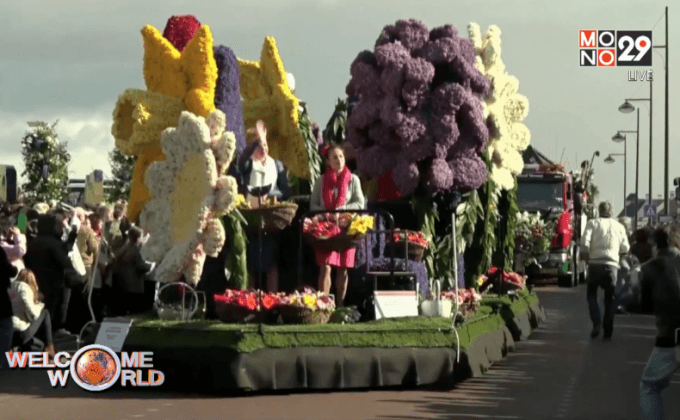 ขบวนพาเหรดดอกไม้ในเนเธอร์แลนด์