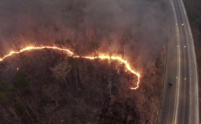 ค่าฝุ่น PM 2.5 ภาคเหนืออยู่ในระดับสีแดง