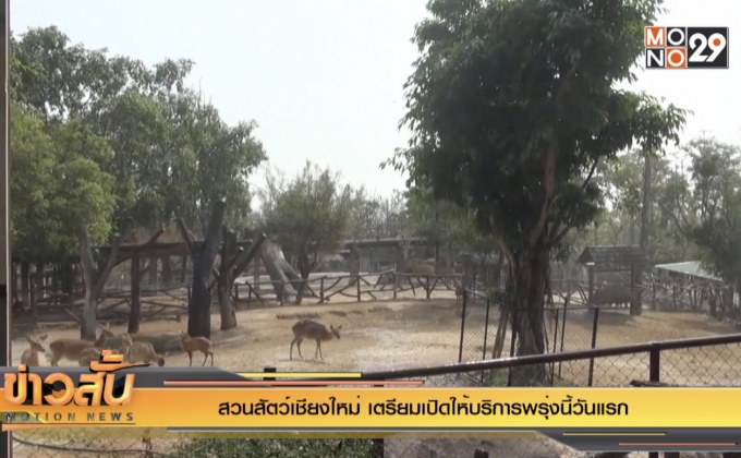 สวนสัตว์เชียงใหม่ เตรียมเปิดให้บริการพรุ่งนี้วันแรก
