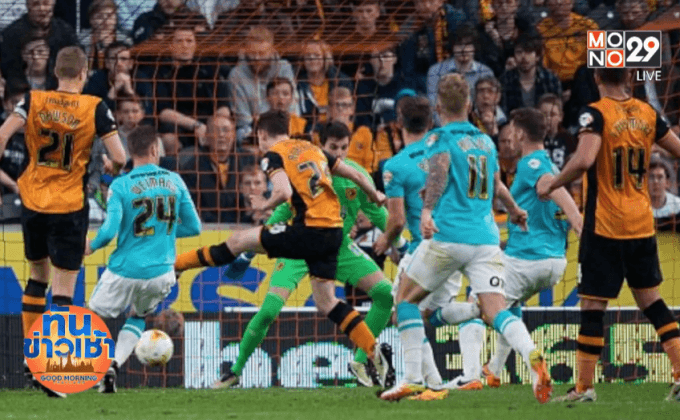 ผีทิ้งทวนอัด 3-1 ฮัลล์พ่ายแต่ได้ชิงเพลย์ออฟ