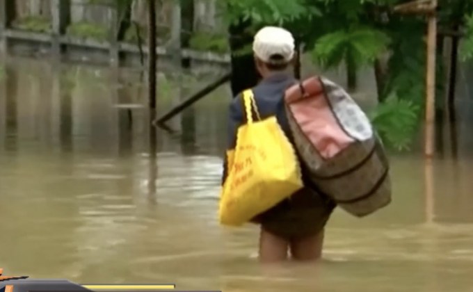 น้ำท่วมในรัฐทางเหนือของเมียนมา