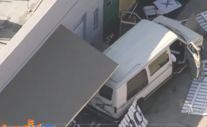 รถตู้พุ่งชนคนในสหรัฐฯ เจ็บ 9 ราย