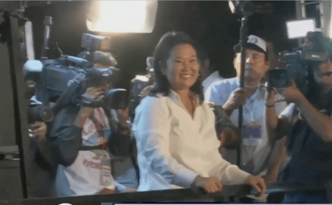 “เคอิโกะ ฟูจิโมริ” ส่อแววชนะเลือกตั้งปธน.เปรู รอบแรก