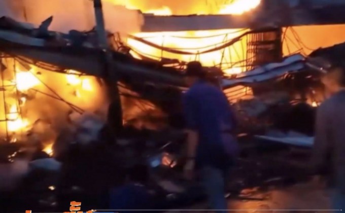 ไฟไหม้ตลาดโรงเกลือเสียหาย 10 คูหา