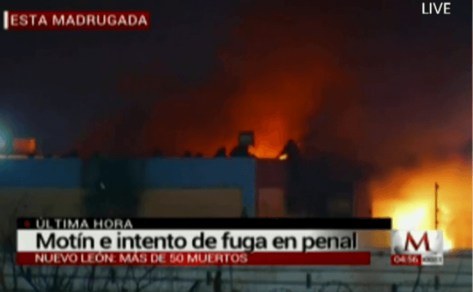 นักโทษเม็กซิโกก่อจลาจล-เผาคุก ดับ 52 ราย