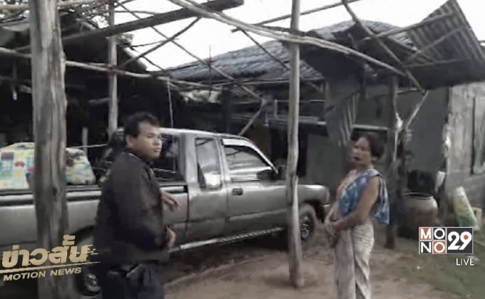 พายุถล่มง่วงช้างพัดถล่ม จ.สุรินทร์