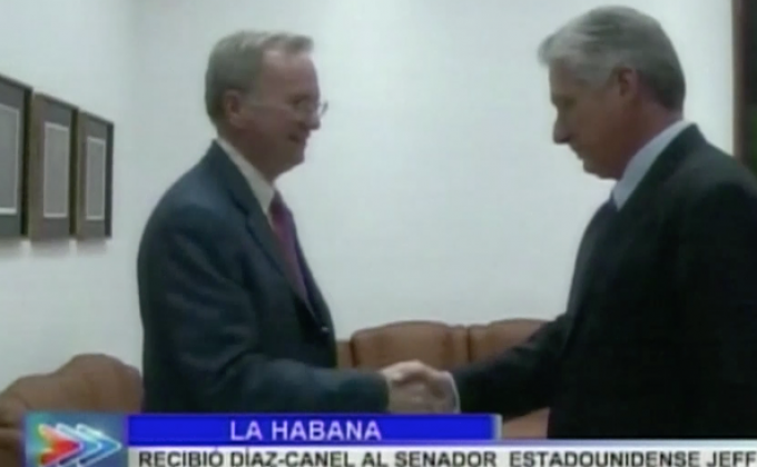 ​ผู้นำคิวบาตอนรับการมาเยือนของตัวแทนสหรัฐฯ