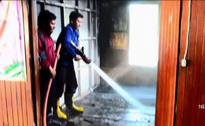 ไฟไหม้กุฏิวัด จ.พระนครศรีอยุธยา