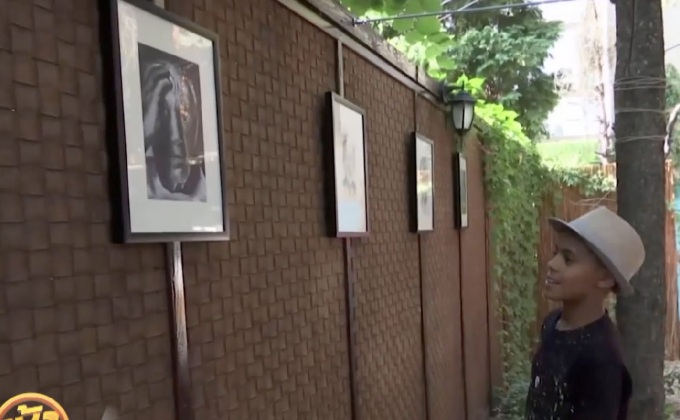 “ปิกัสโซ่น้อย” จัดนิทรรศการศิลปะครั้งแรก