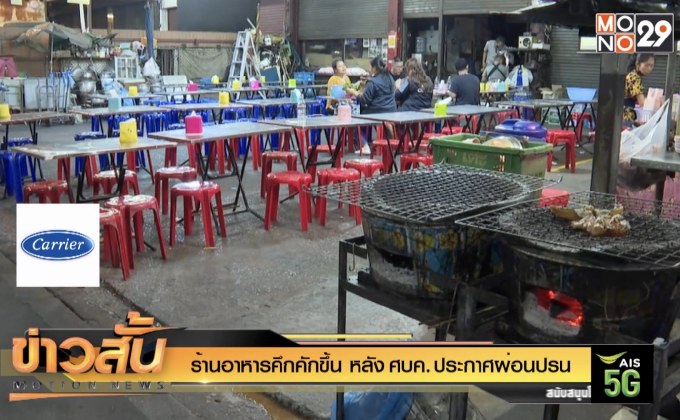 ร้านอาหารคึกคักขึ้น หลัง ศบค. ประกาศ ผ่อนปรน