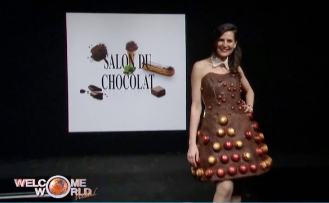 แฟชั่นโชว์จากช็อกโกแล็ตในเบลเยียม