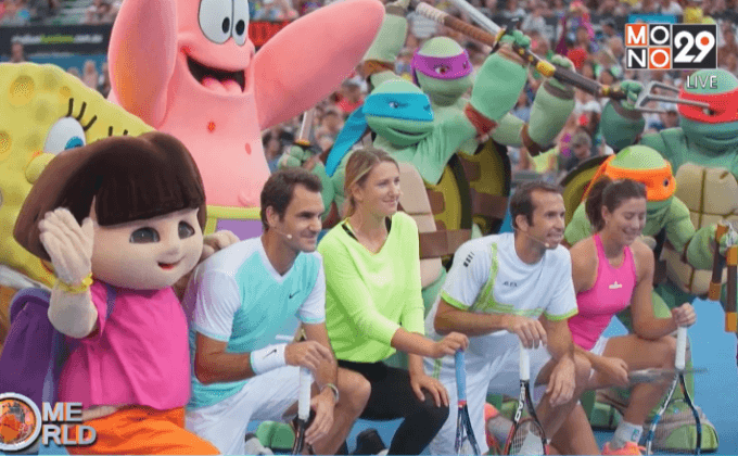 “เฟดเดอเรอร์” ร่วมกิจกรรมวันเด็กในออสเตรเลีย