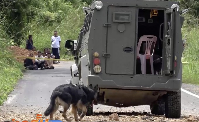 ลอบวางระเบิดทหารพรานเจ็บ 4 จ.ยะลา