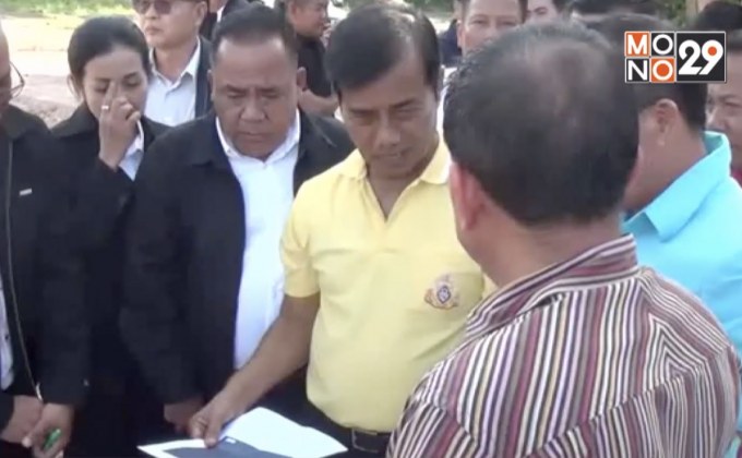 รมช.คมนาคม สำรวจพื้นที่ก่อสร้างสนามบิน จ.พัทลุง