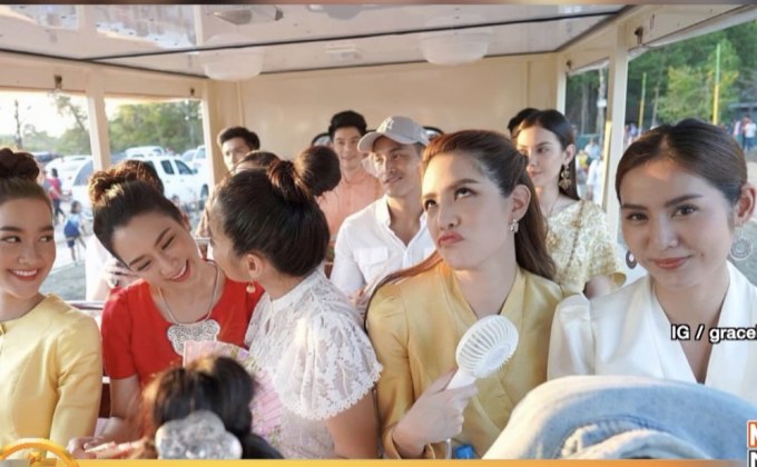 “เกรซ” แจงดราม่าภาพมองบน “แมท-สงกรานต์” ปัดเสริมอึ๋ม 