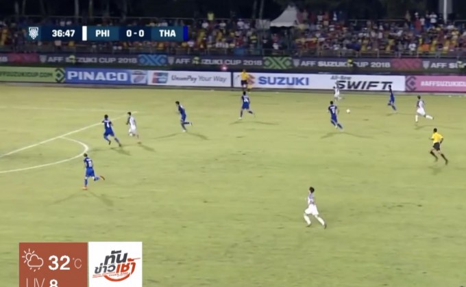 ช้างศึกบุกเจ๊าฟิลิปปินส์ 1-1 ลุ้นเข้ารอบนัดสุดท้าย