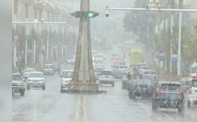 หลายพื้นที่ในจีนเผชิญพายุหิมะ