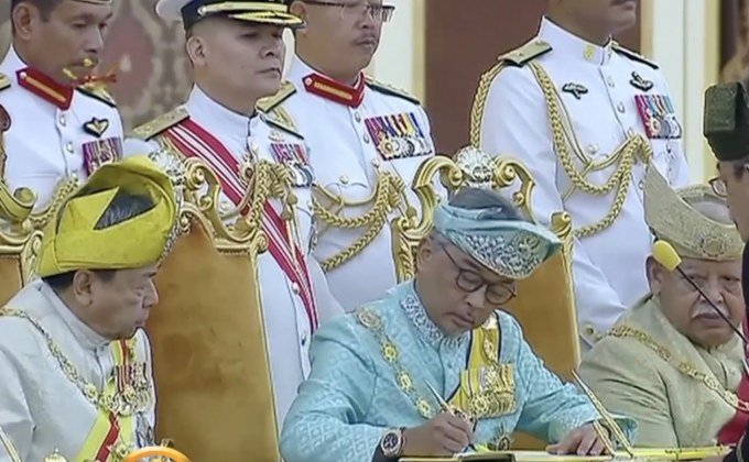 มาเลเซียจัดพิธีราชาภิเษกกษัตริย์พระองค์ใหม่