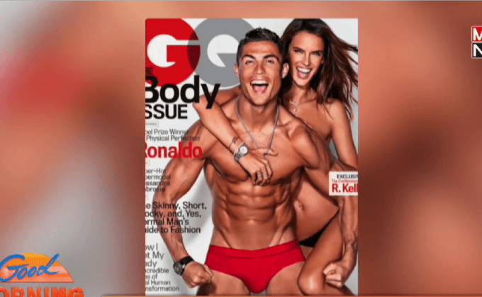 “โรนัลโด้” ควงนางแบบบราซิลถ่ายแบบเซ็กซี่