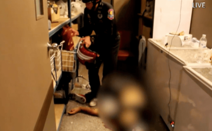 ชายนิรนามตกตึกห้างดังเมืองพัทยาเสียชีวิต