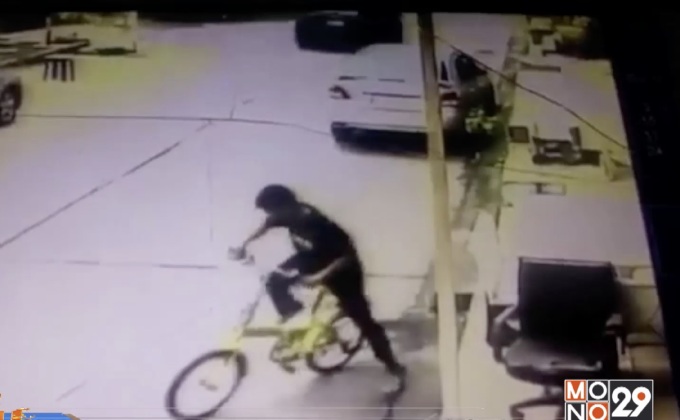 วงจรปิดจับภาพคนร้ายขโมยรถจักรยาน