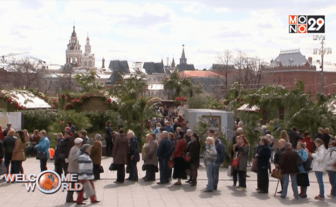 รัสเซียจัดงานเทศกาลต้อนรับฤดูใบไม้ผลิ